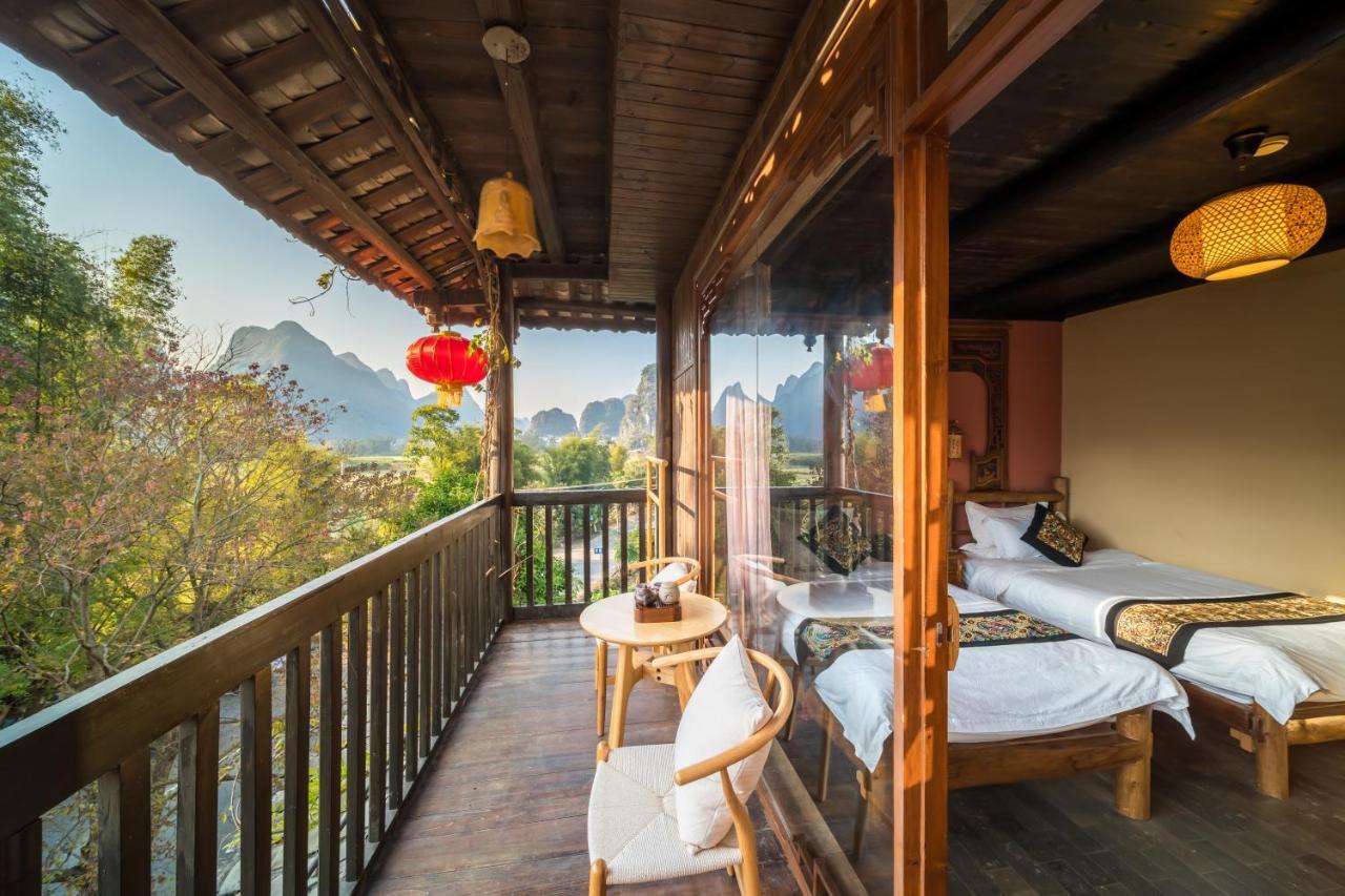 Гостевой дом Yangshuo Tea Cozy--One Way Free Pick Up From Airport Or Ts 4 Nights Экстерьер фото