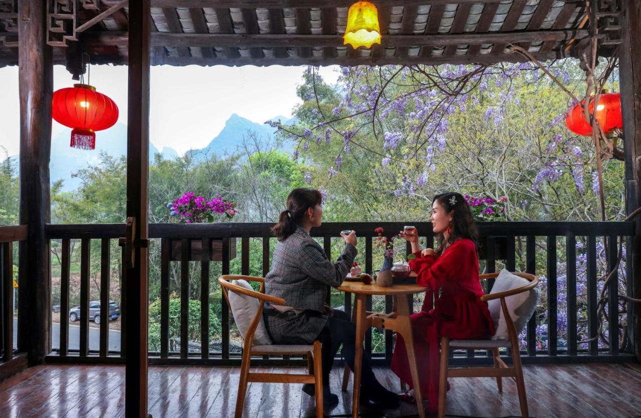 Гостевой дом Yangshuo Tea Cozy--One Way Free Pick Up From Airport Or Ts 4 Nights Экстерьер фото