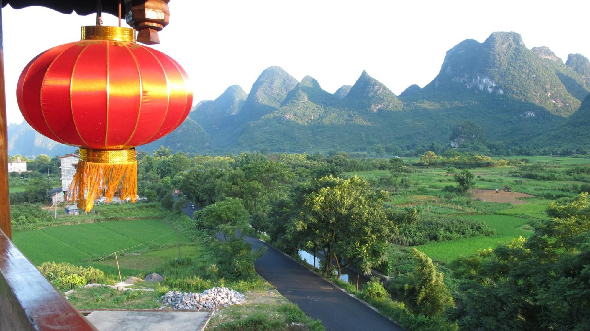 Гостевой дом Yangshuo Tea Cozy--One Way Free Pick Up From Airport Or Ts 4 Nights Экстерьер фото