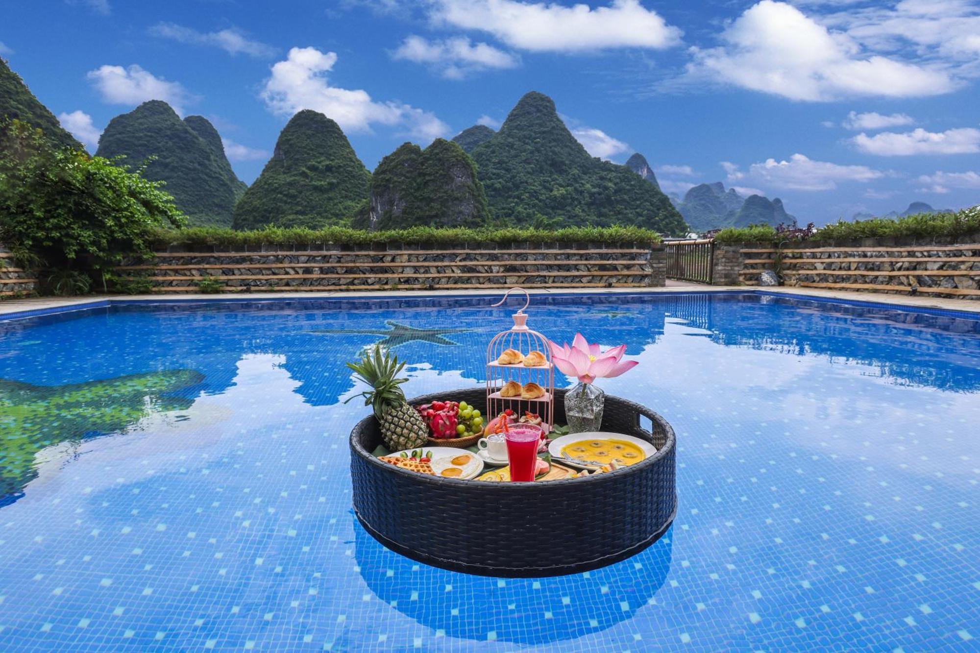 Гостевой дом Yangshuo Tea Cozy--One Way Free Pick Up From Airport Or Ts 4 Nights Экстерьер фото