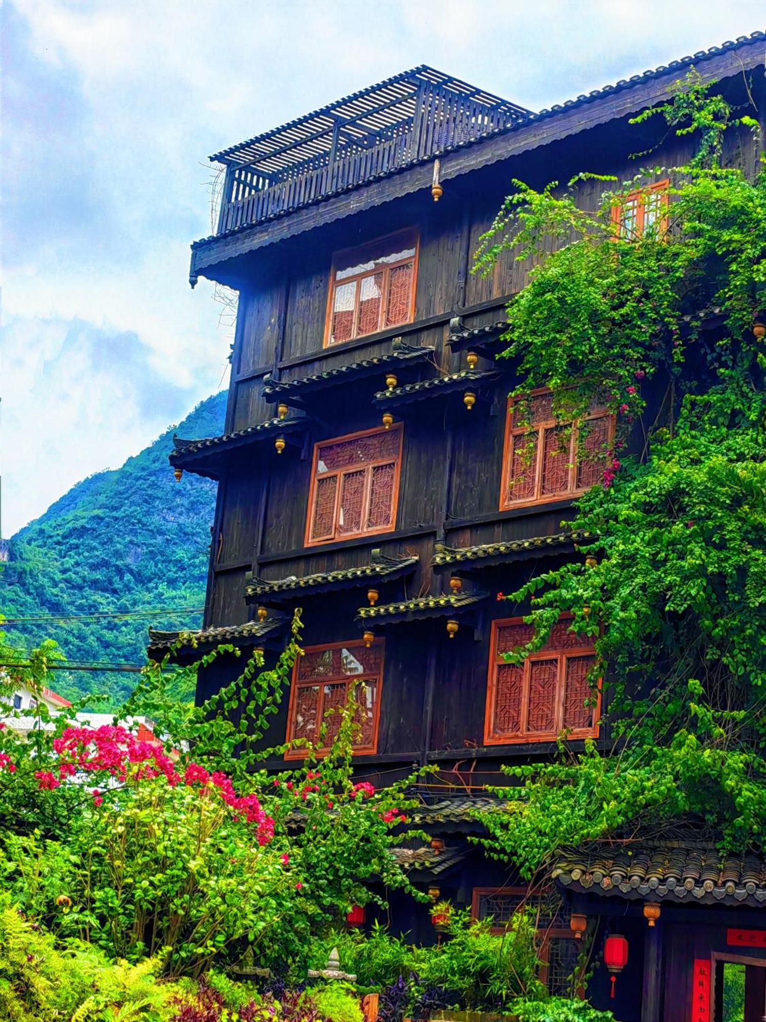 Гостевой дом Yangshuo Tea Cozy--One Way Free Pick Up From Airport Or Ts 4 Nights Экстерьер фото