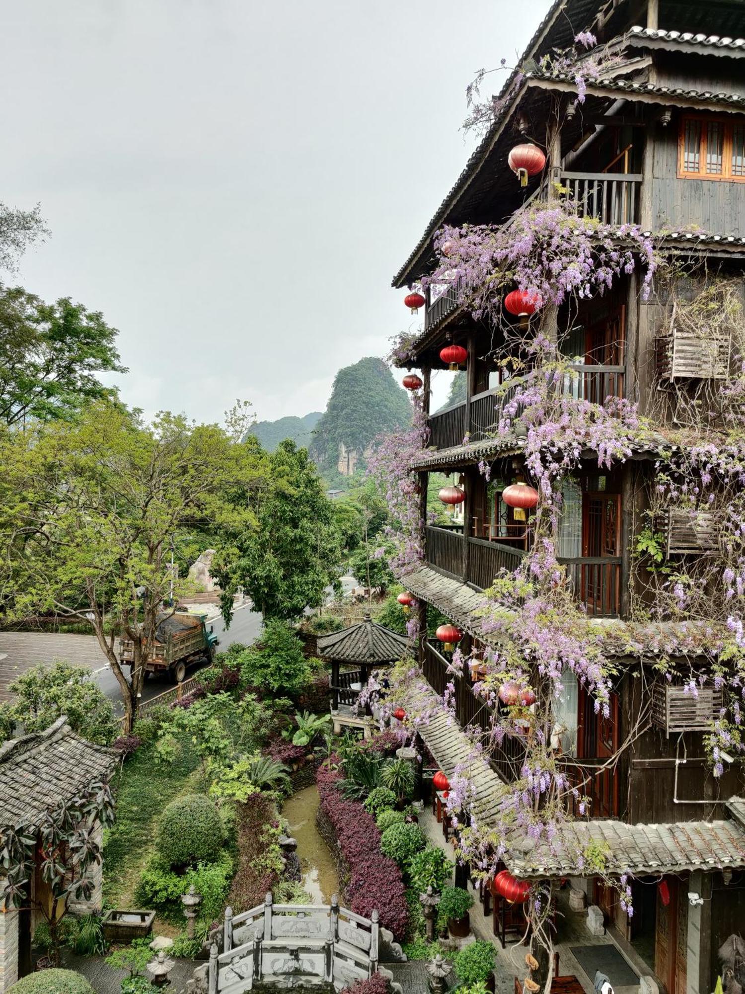 Гостевой дом Yangshuo Tea Cozy--One Way Free Pick Up From Airport Or Ts 4 Nights Экстерьер фото